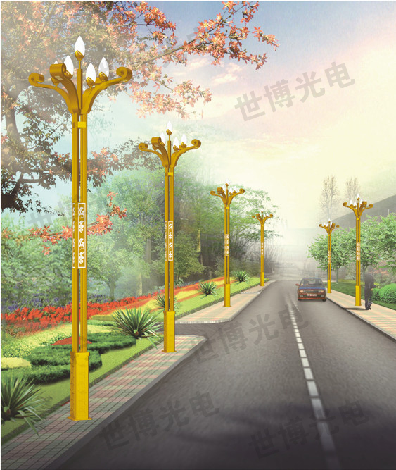 道路大气组合路灯